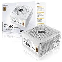 Antec CSK DC 750W White PSU 80+ Bronze ATX Non-Modular PCIe 5.1 Antec CSK DC 750W White PSU 80+ Bronze ATX Non-Modular PCIe 5.1